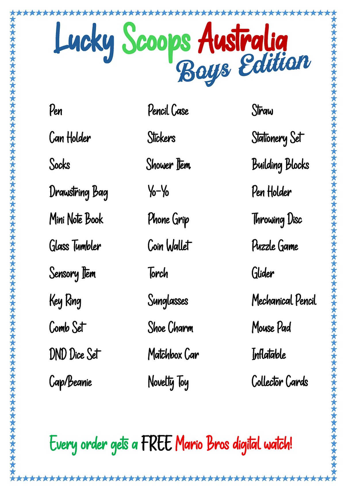 Lucky Scoops - BOYS EDITION (image for) Lucky Scoops - BOYS EDITION